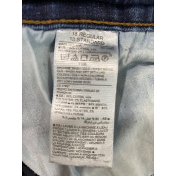 Straight Leg Classic Fit Blue Denim Jeans Size 18 FALL SALE - Picture 7 of 7